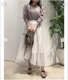 スナイデル　新品タグ付きシアーイレヘムスカート
