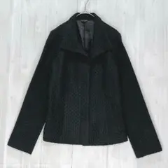 LIVIN' ALONE イタリアンカラージャケット　黒　9AR 秋冬