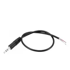 ☆3.5 mm オープンエンドプラグジャックコネクタ0.30 M 2パック