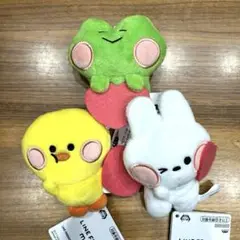 LINE FRIENDS minini ボールチェーン付きぬいぐるみ　全種セット