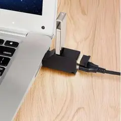 【新品 未使用品】USB 3.0 3ポートハブ 黒