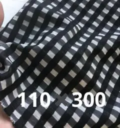 先染めポリ系のギンガムチェック