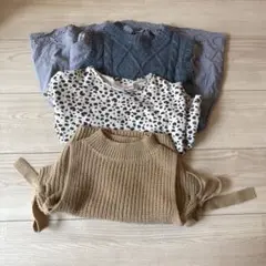 110 女の子　秋冬服　ZARA プティマイン