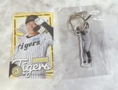大山悠輔 阪神タイガース ドコモ記念くじ カード アクリルキーホルダー ラッフル