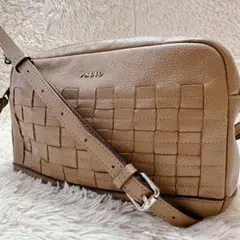 【美品】PALIO パリオ 本革 レザー ショルダーバッグ