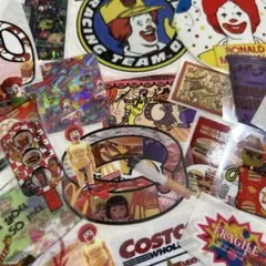 マクドナルド　マクド　おじさん　アメステ　シール　ステッカー　20枚セット