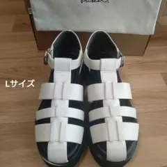 tukn. × yuki ROOMコラボ グルカサンダル アイボリー　Lサイズ