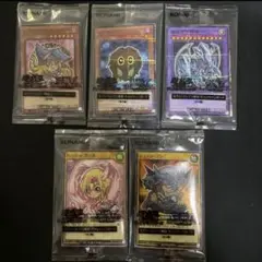 遊戯王OCG セブンイレブン　ブラックマジシャンガール　他　全5点　コンプリート