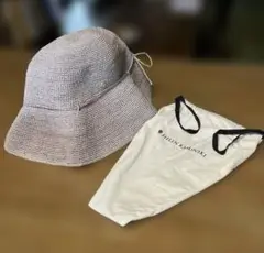 新品　HELEN KAMINSKI グレージュハット 保存袋付き