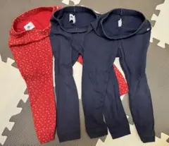 赤と紺のパンツ3本セット