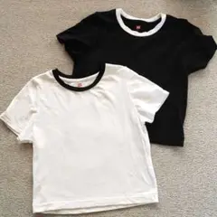 完売品美品Hanes for BIOTO CROPPED T-SHIRTS 2P