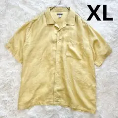 【美品】BREAKWATER Linen Open Collar Shirt