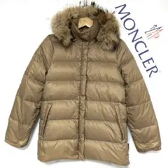 MONCLER VALENTINE ファー ダウンジャケット レディース