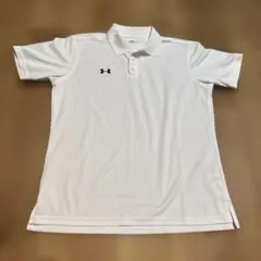 Under Armour ホワイト ポロシャツ　SIZE M