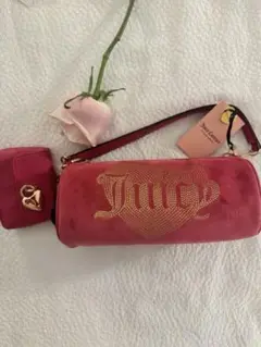 Juicy Couture ピンク スエード バッグ