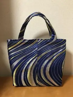 帯リメイクバック　トートバッグ