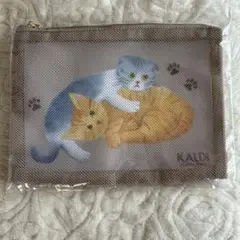 カルディ ネコ メッシュポーチ