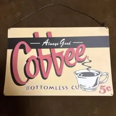 レトロ コーヒー サイン ボード