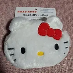 HELLO KITTYフェイスポケットポーチ