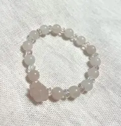 薔薇ビーズブレスレット