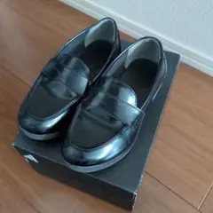 黒いローファー キッズシューズ