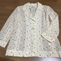 花柄刺繍 透け感ありテーラードジャケット