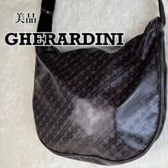 美品　GHERARDINI ショルダーバッグ　ブラウン　ソフティ　イタリア製