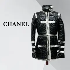 シャネル 09AW スポーツライン ココマークロゴジップ 中綿入りブルゾン