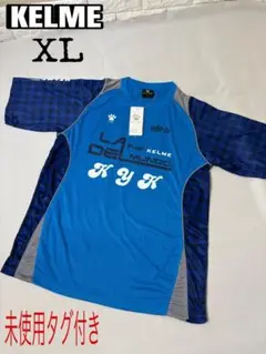 未使用タグ付き　メンズXL ケレメ KELME 半袖Tシャツ ターコイズカラー