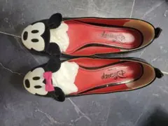 Disney ミッキーマウス フラットシューズ