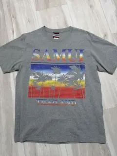 SAMUI サムイ THAILAND タイ Tシャツ グレー XL