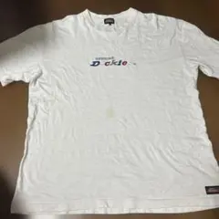 Dickies ホワイト Tシャツ ロゴ入り