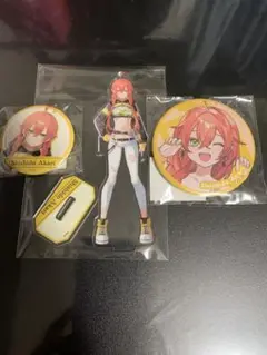獅子堂あかり　アクリルスタンド 缶バッジ