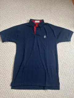 Black Polo Baron ポロシャツ L ネイビー/レッド