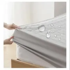 クモリ　防水ボックスシーツ シングル 防水シーツ 防水敷きパッド パッド一体型