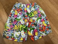 フラワープリント ショートパンツ
