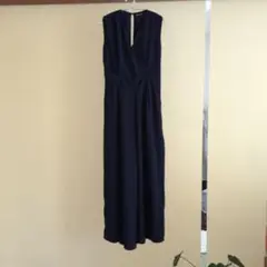 サロペットパンツ　ネイビー