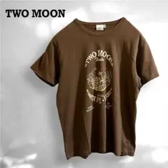 TWO MOON トゥームーン プリント Tシャツ 半袖