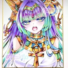 手描きイラスト オリジナル 創作 バステト
