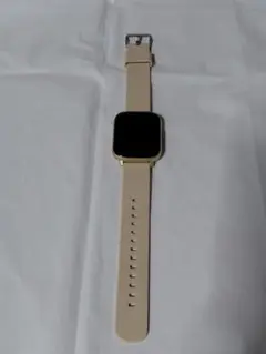スマートウォッチ 1.75インチ ベージュ
