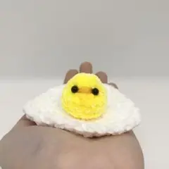 目玉焼きヒヨコちゃん♡あみぐるみ ハンドメイド