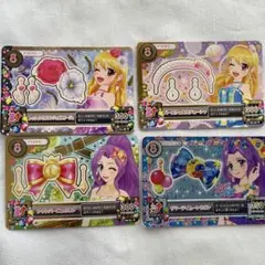 【アイカツカード】サマーデイムーンリボン 4枚セット 星宮いちご 神崎美月