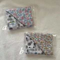 1160・ハンドメイド♡ダブルガーゼハンカチ 二枚セット