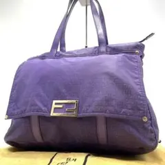 激レア•A4収納可✨FENDI トートバッグ 肩掛け マンマバケット ズッキーノ