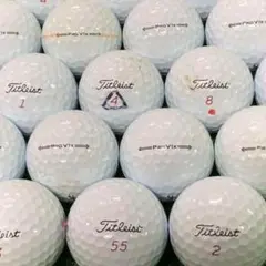 #41・ロストボール タイトリストPRO V1x2021年ホワイト20球B
