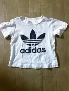 adidas ホワイト Tシャツ サイズ80