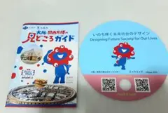 ミャクミャク　ミニうちわ+大阪・関西万博の見どころガイド　セット　大阪万博　②