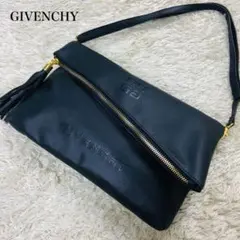 美品 GIVENCHY ショルダーバック クラッチバック タッセル ゴールド 黒