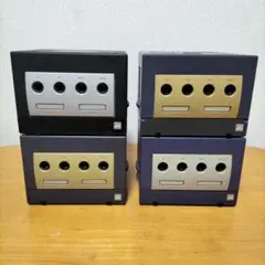 動作品　ゲームキューブ本体　4台　ブラック　バイオレット