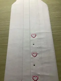 重ね衿 淡いピンク ペールピンク ハート